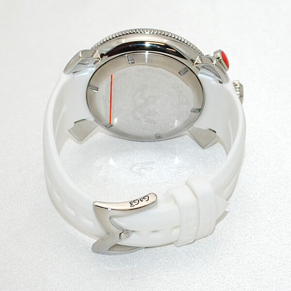 GaGa MILANO （ガガミラノ） 時計 腕時計 クロノ 48mm ホワイト ラバー/シルバー 60501 WH